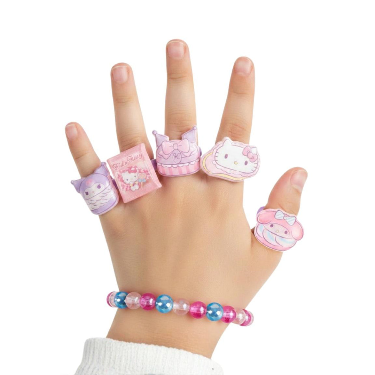 Hello Kitty Schmuckset Kinder kompakt für Zuhause Reisen Freizeit und besondere Anlässe