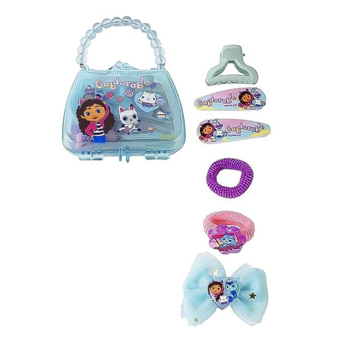 Gabby's Dollhouse Kinder Beauty Set mit Täschchen für Zuhause Freizeit Reisen Verkleiden