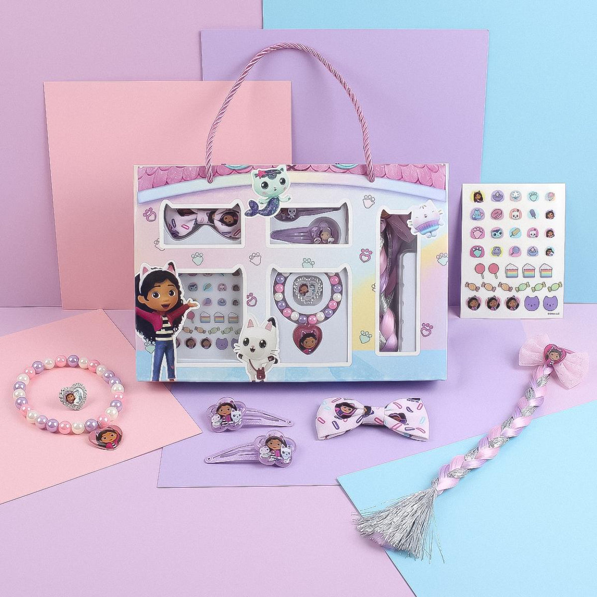 Gabby's Dolhouse Kinder Beauty Set im Koffer für Zuhause Freizeit Verkleiden und Reisen
