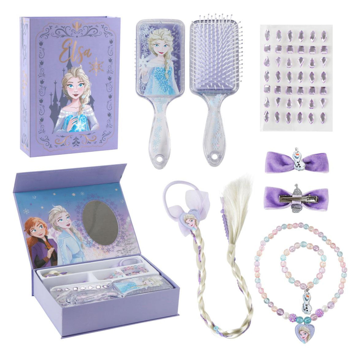 Disney Frozen Kinder Beauty Set im Koffer für Zuhause Freizeit Verkleiden und Reisen