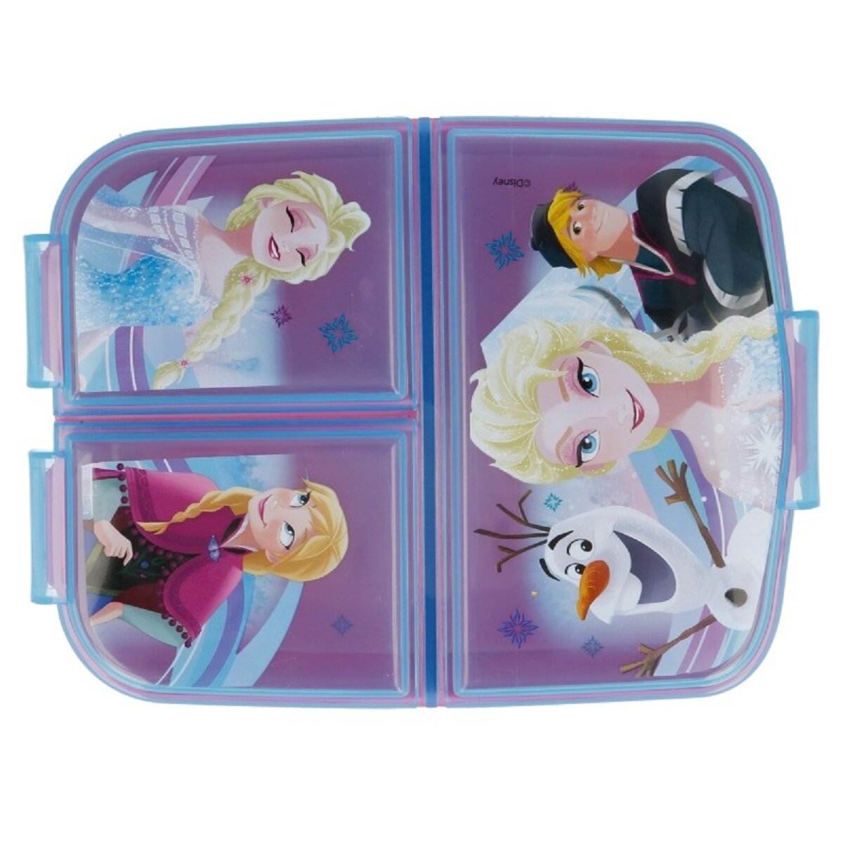 Disney Frozen Kinder Brotdose – Lunchbox mit 3 Fächern & tollem Design