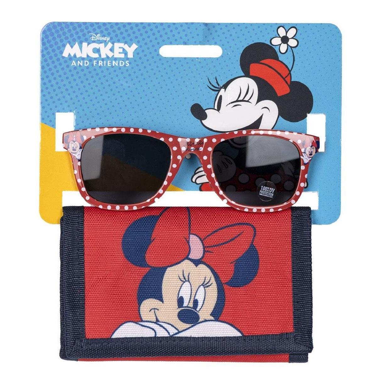 Disney Minnie Mouse Kinder Set mit Sonnenbrille & Portemonnaie stylisch & praktisch