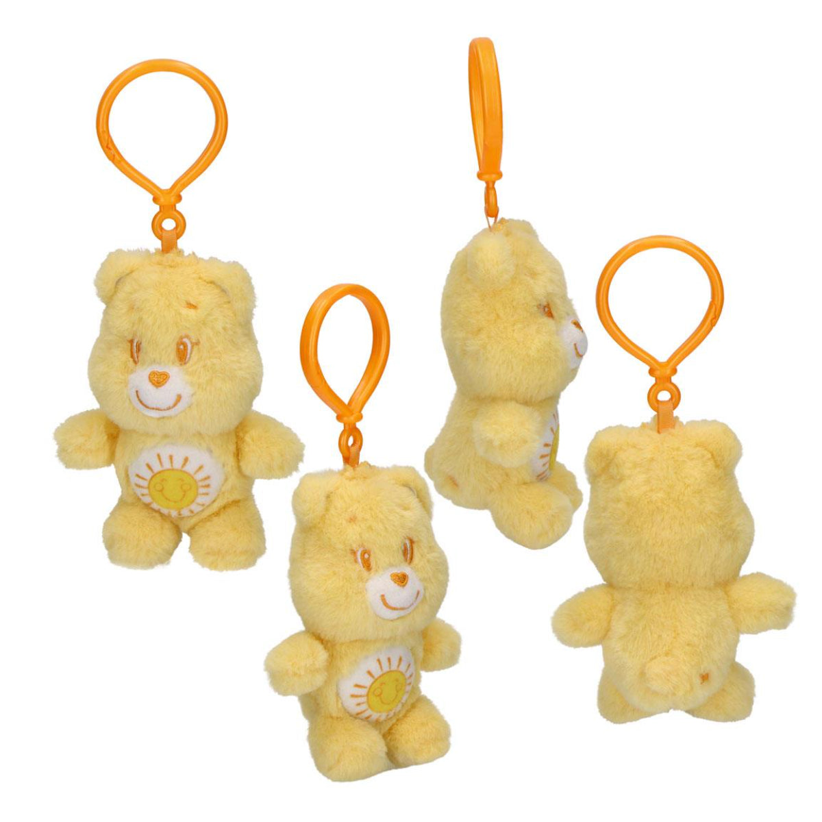 Care Bears Bag Clip Kinder Taschenanhänger Set aus Polyester für Rucksack und Freizeit
