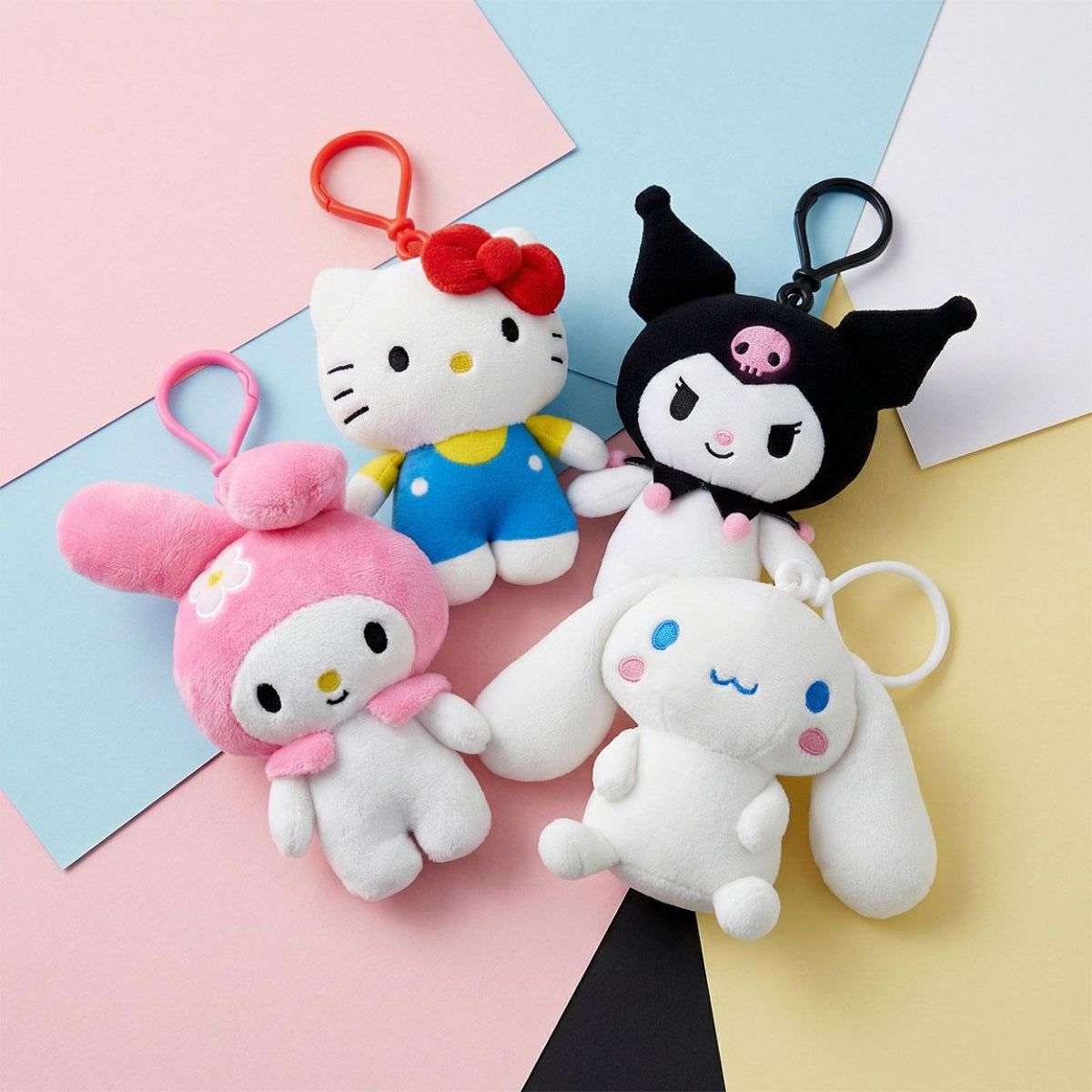 Sanrio Hello Kitty & Friends Bag Clip Anhänger für Rucksack Tasche Schlüssel und Alltag mit Varianten
