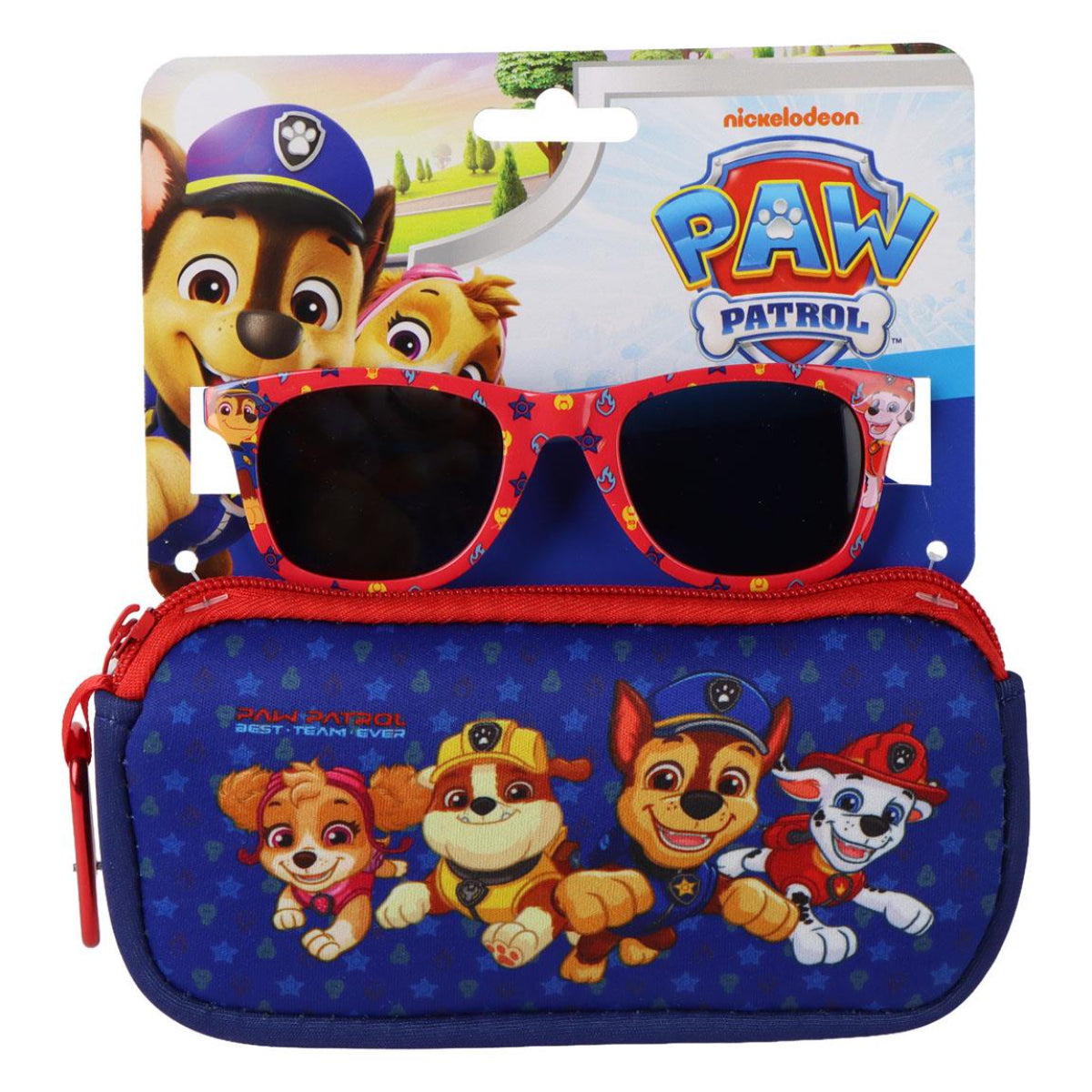Paw Patrol Kinder Sonnenbrillen Set mit Etui und Schutzcover für Alltag und Urlaub