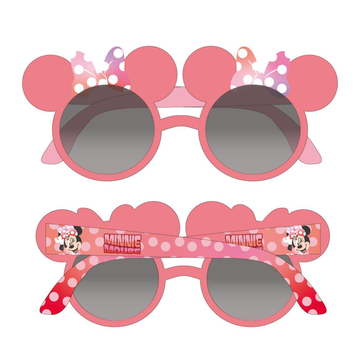 Disney Minnie Kinder Sonnenbrille Premium komfortable Sonnenbrille für Strand und Outdoor