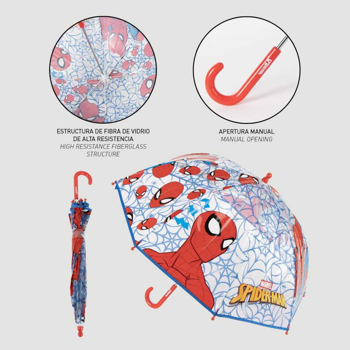 Marvel Spider-Man Regenschirm Ø 45 cm für Regentage