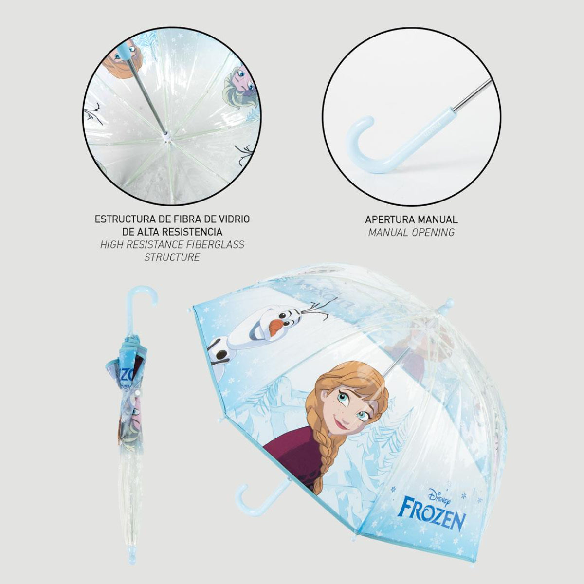 Disney Frozen Kinderschirm Ø 45 cm leicht für Regentage