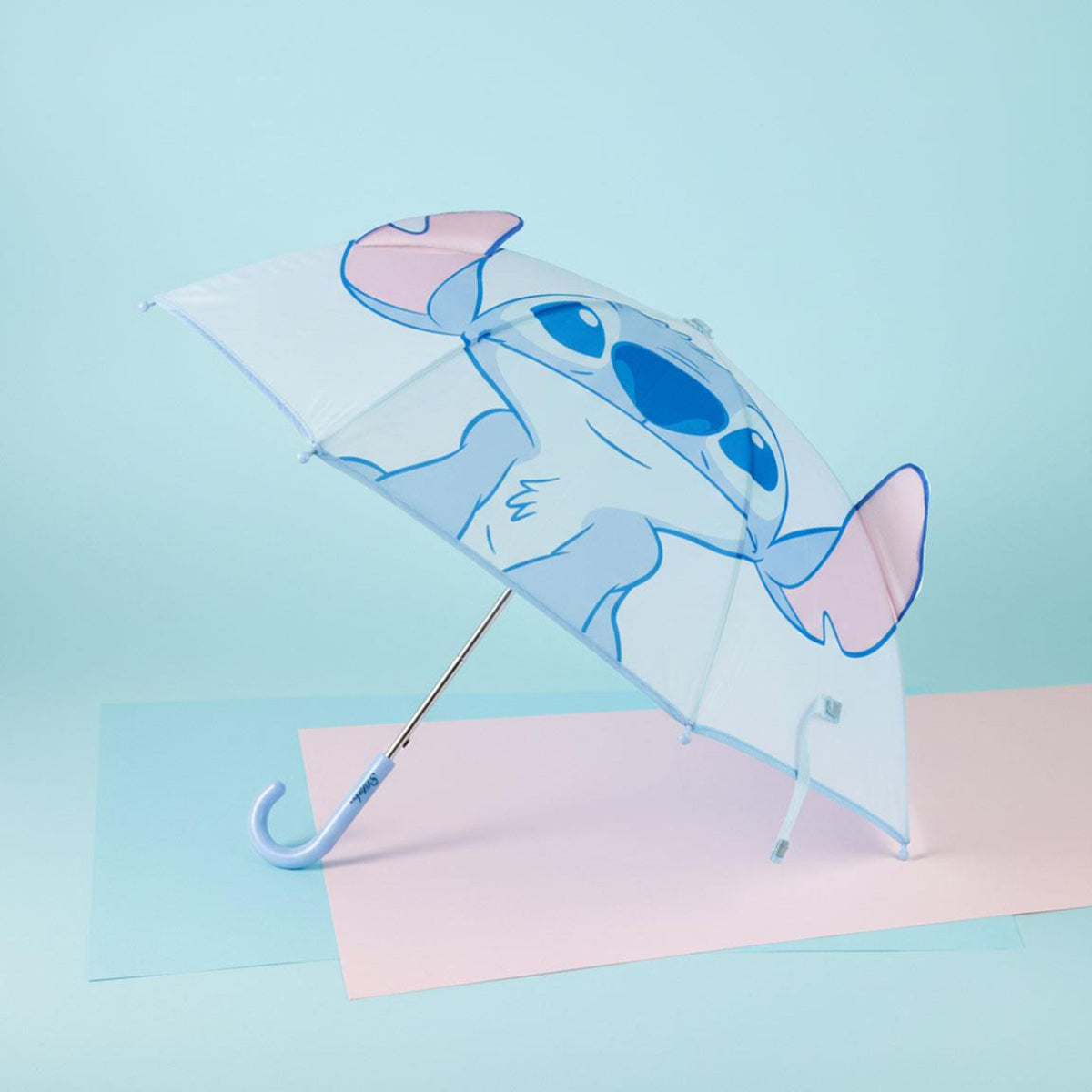 Disney Stitch Regenschirm Ø 45 cm manuell mit Applikationen für Kinder