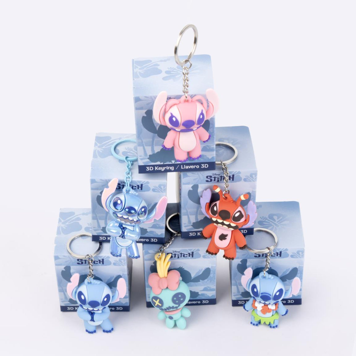 Disney Stitch Blind Box Schlüsselanhänger Mystery Pack zufälliges Motiv für Fans
