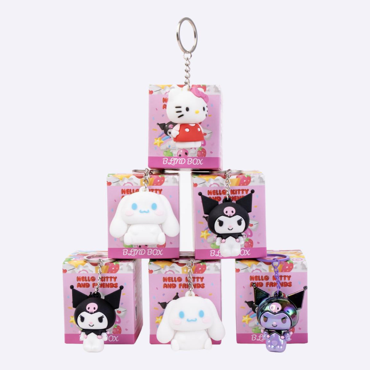 Sanrio Hello Kitty Blind Box Schlüsselanhänger Mystery Pack zufälliges Motiv für Fans