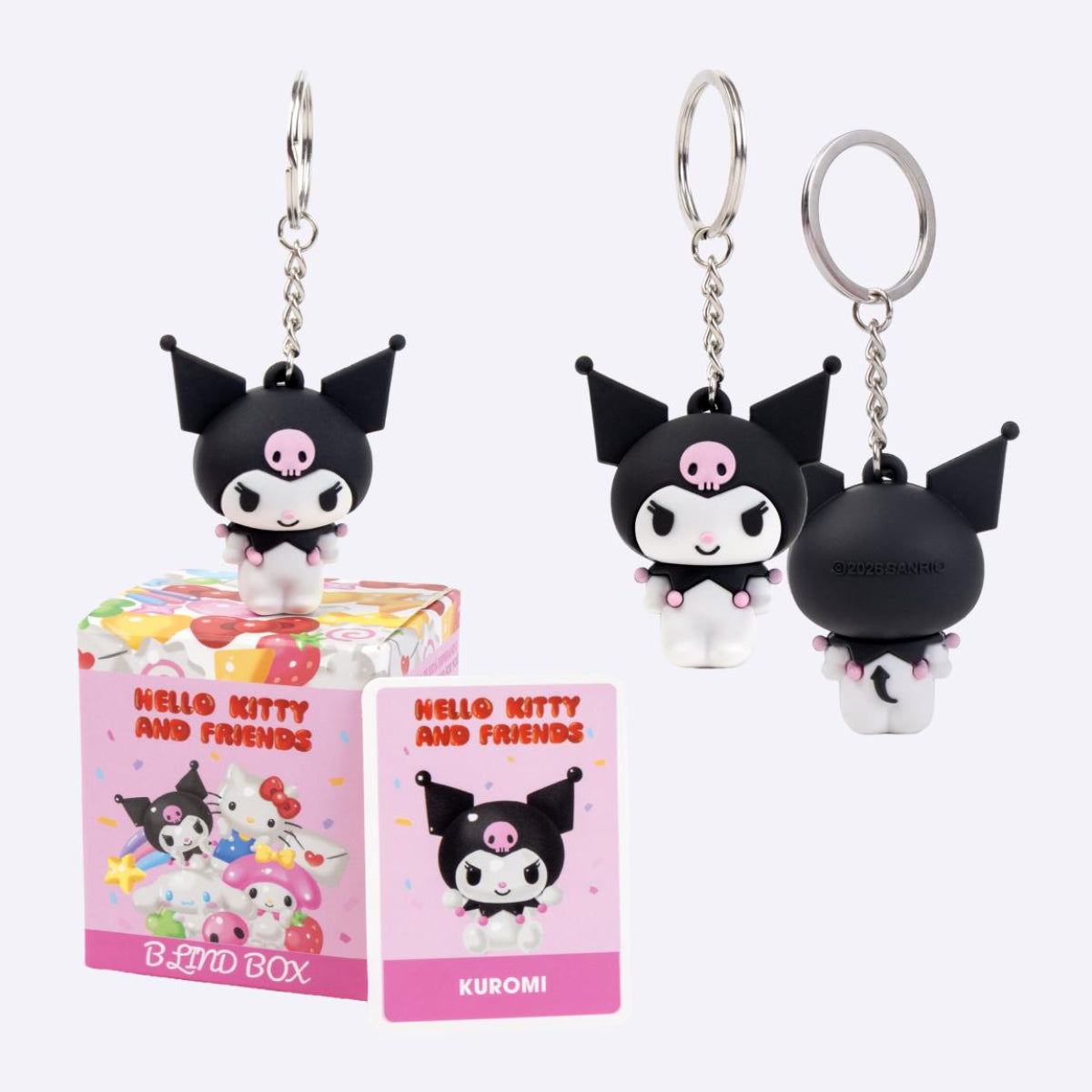 Sanrio Hello Kitty Blind Box Schlüsselanhänger Mystery Pack zufälliges Motiv für Fans