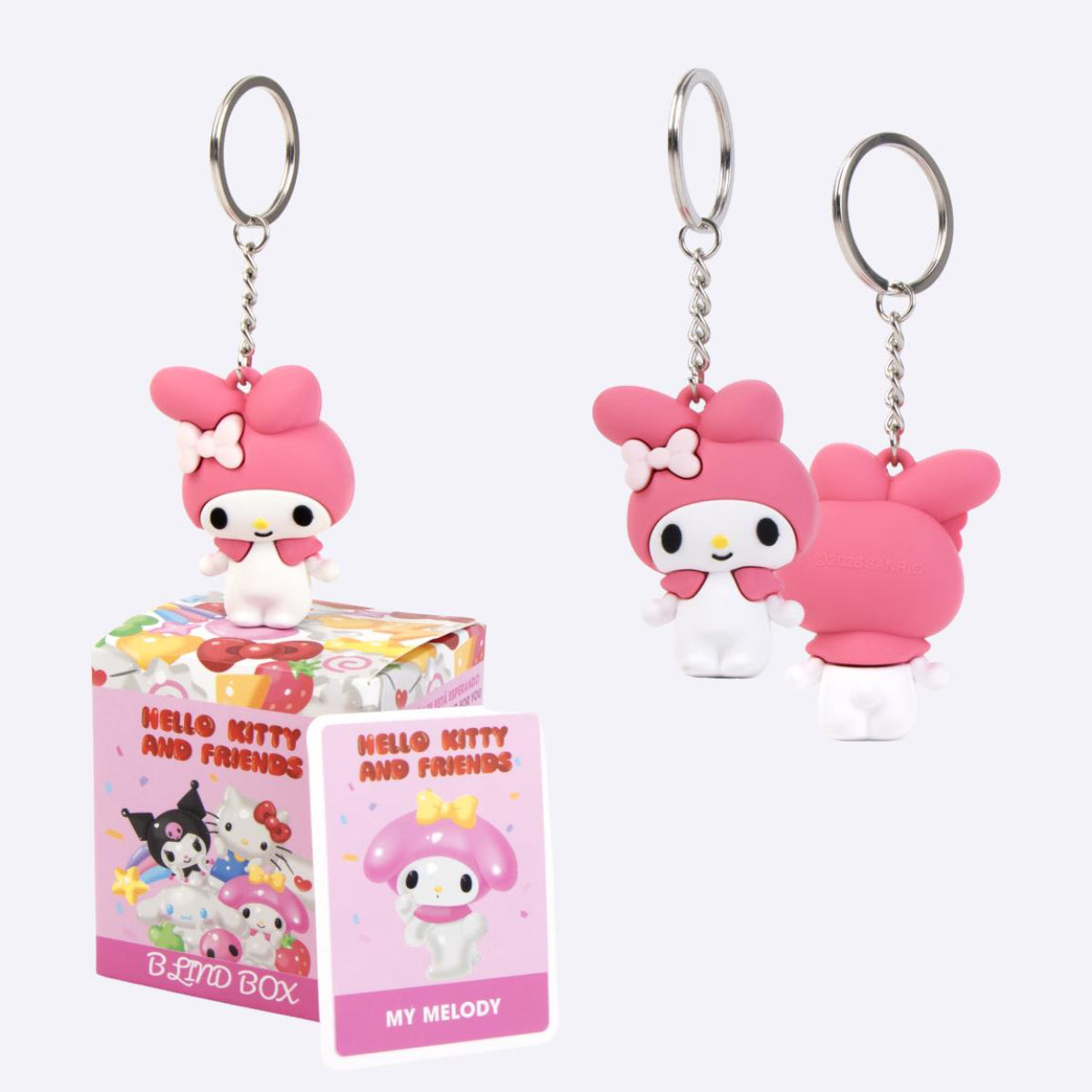 Sanrio Hello Kitty Blind Box Schlüsselanhänger Mystery Pack zufälliges Motiv für Fans