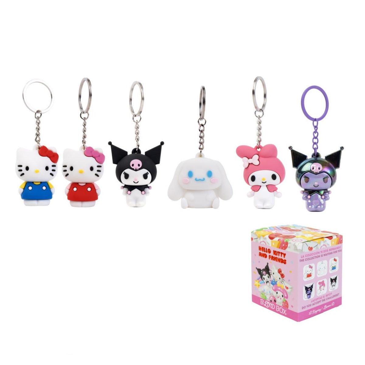 Sanrio Hello Kitty Blind Box Schlüsselanhänger Mystery Pack zufälliges Motiv für Fans