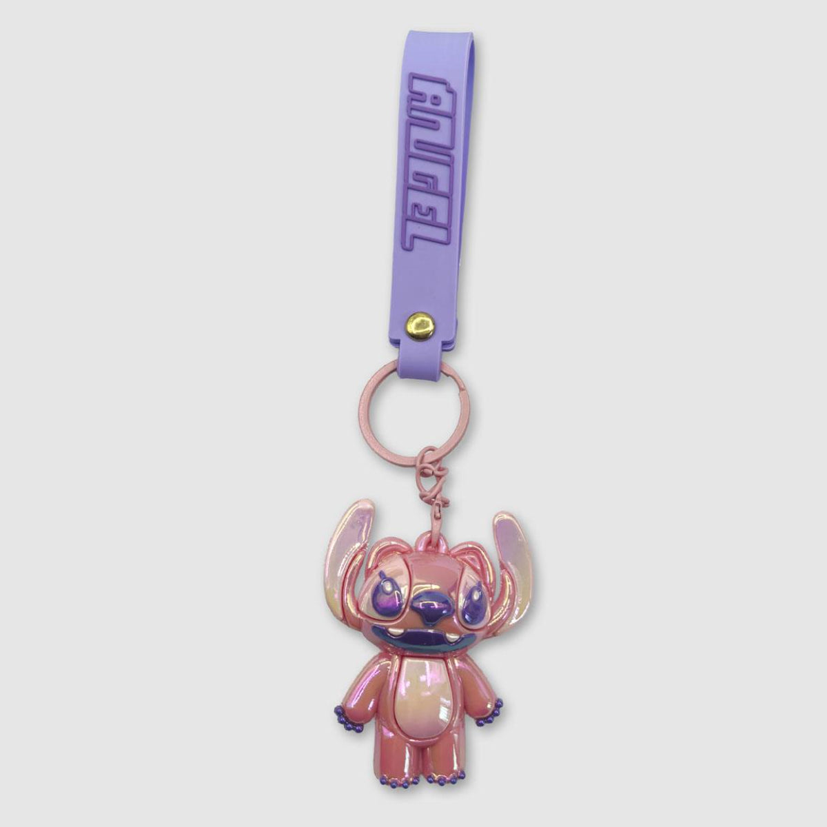 Disney Stitch Angel 3D Schlüsselanhänger für Schlüssel Tasche Rucksack und Alltag
