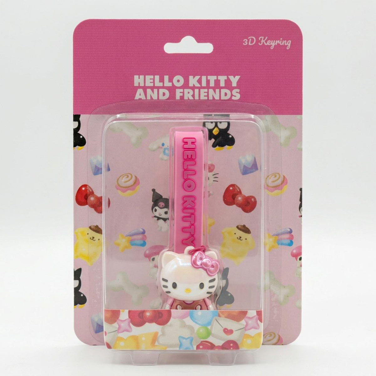 Hello Kitty Anhänger mit 3D Design für Schlüsselbund Tasche und Rucksack