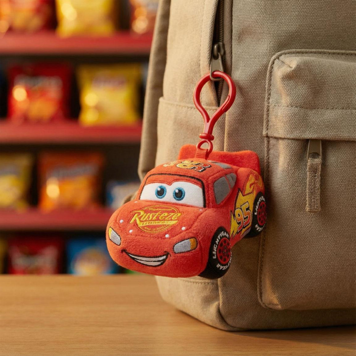 Cars Taschenanhänger Kinder kompakt für Rucksack Schulranzen Reisen und Alltag