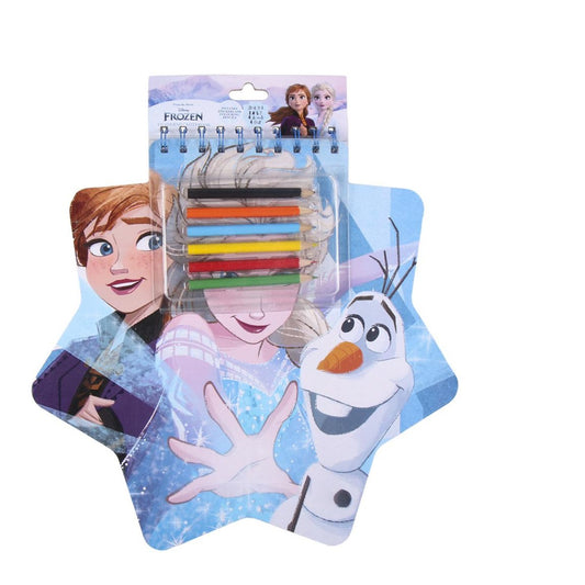 Disney Frozen 2 Schulheft Bunt – Notizbuch & Zeichenheft mit Frozen-Motiv