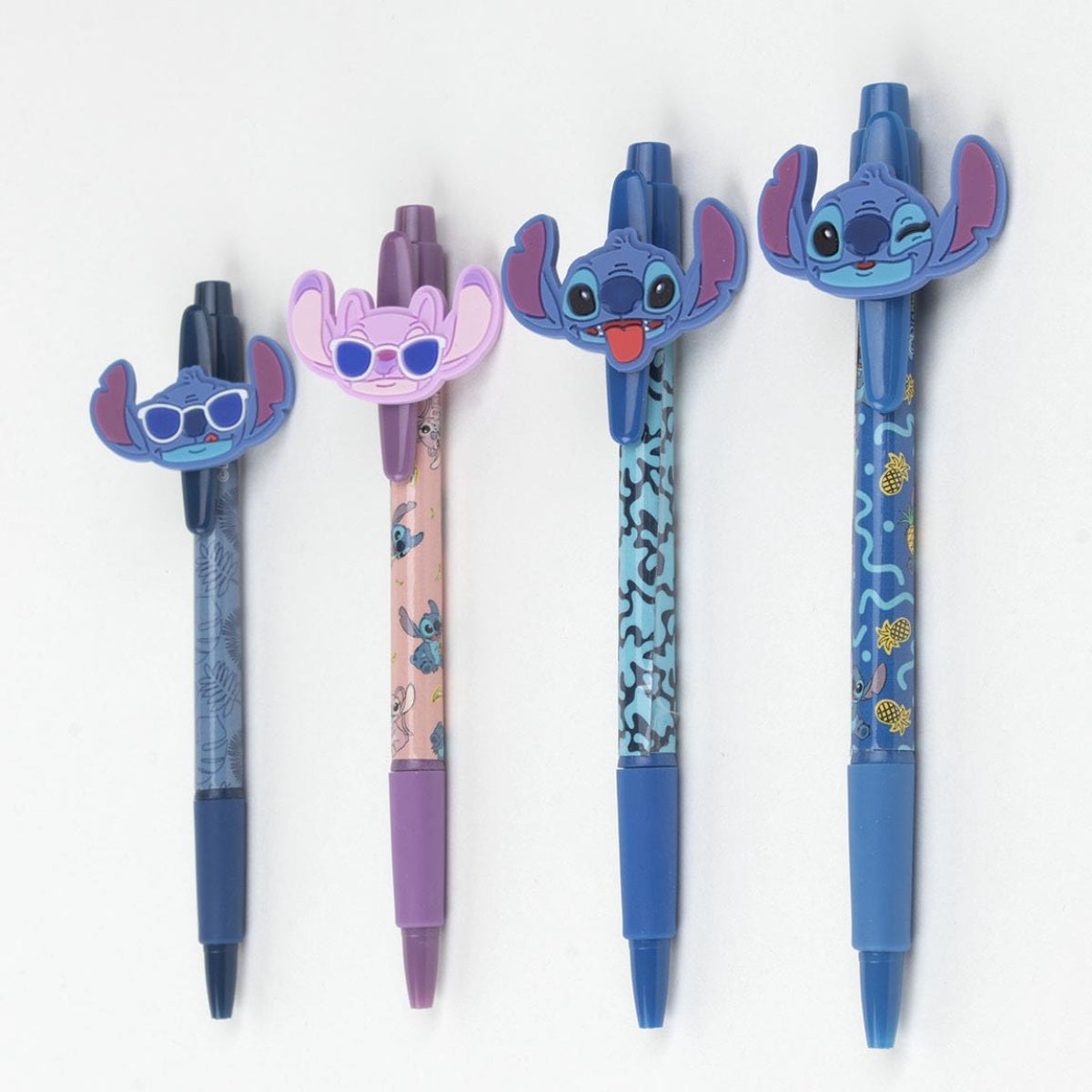 Disney Stitch Kugelschreiber Set 4 Stück Schreibset Kinder Schule Büro