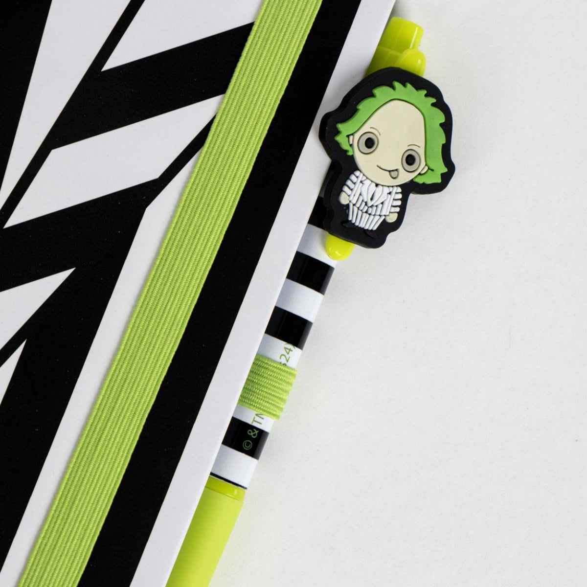 Beetlejuice Schreibwaren-Set Kugelschreiber & Zubehör im Grusel-Design