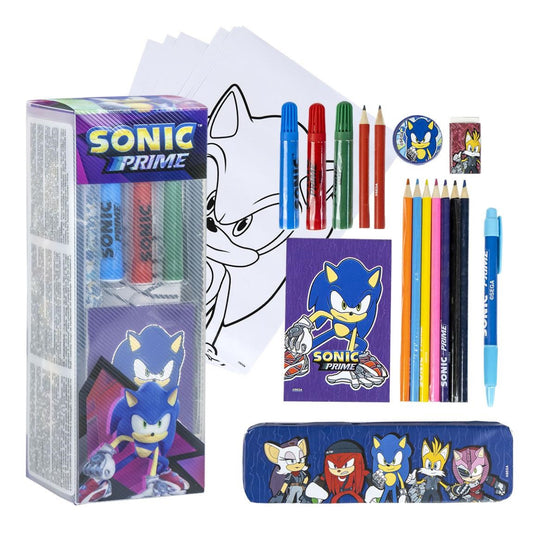 Sonic Farbset für Kinder Mal- & Bastelspaß im praktischen Format