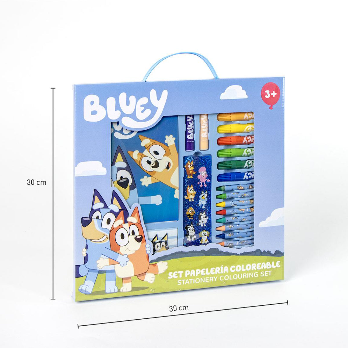 Bluey Kinder Ausmalset Malset Kreativset für Beschäftigungsspielzeug