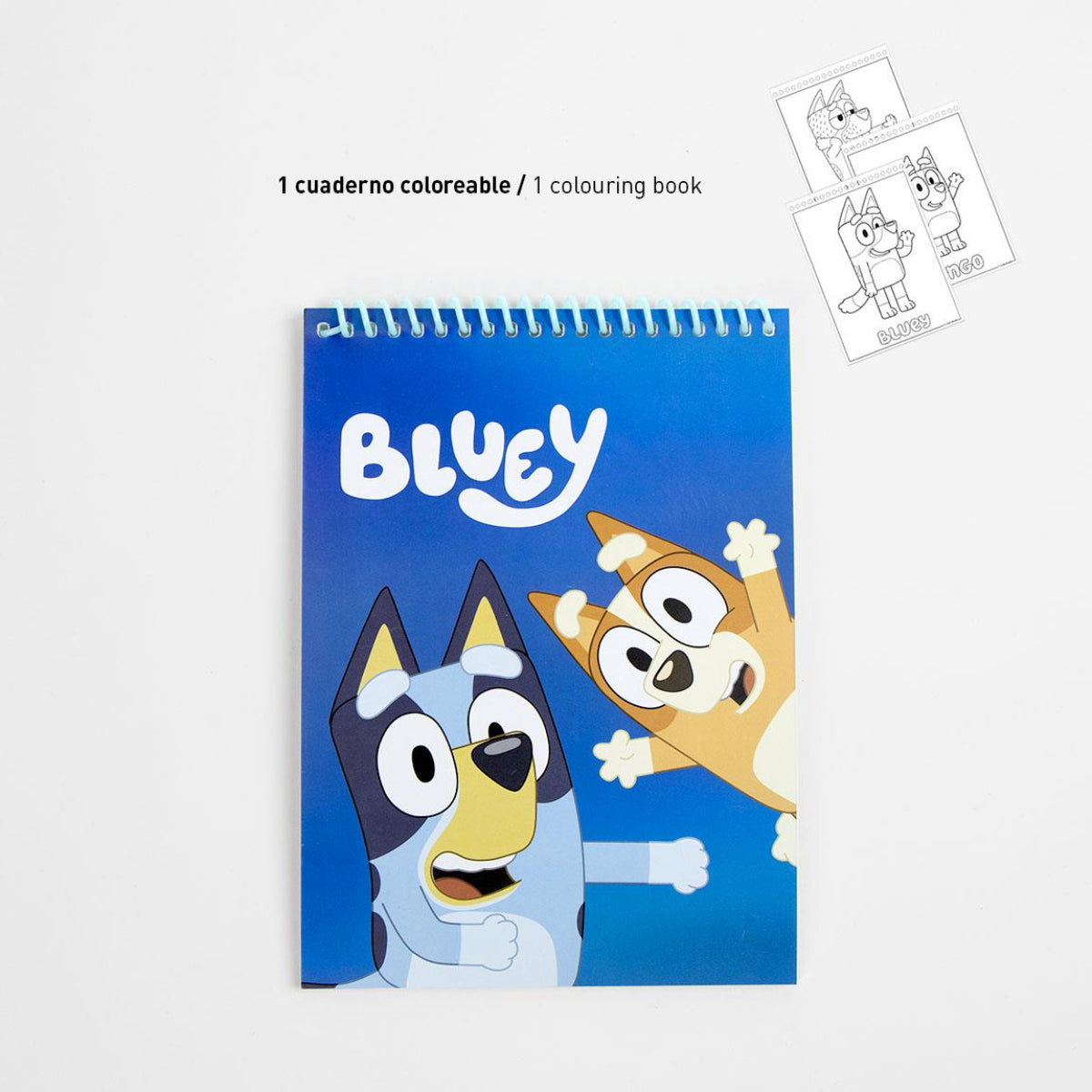 Bluey Kinder Ausmalset Malset Kreativset für Beschäftigungsspielzeug