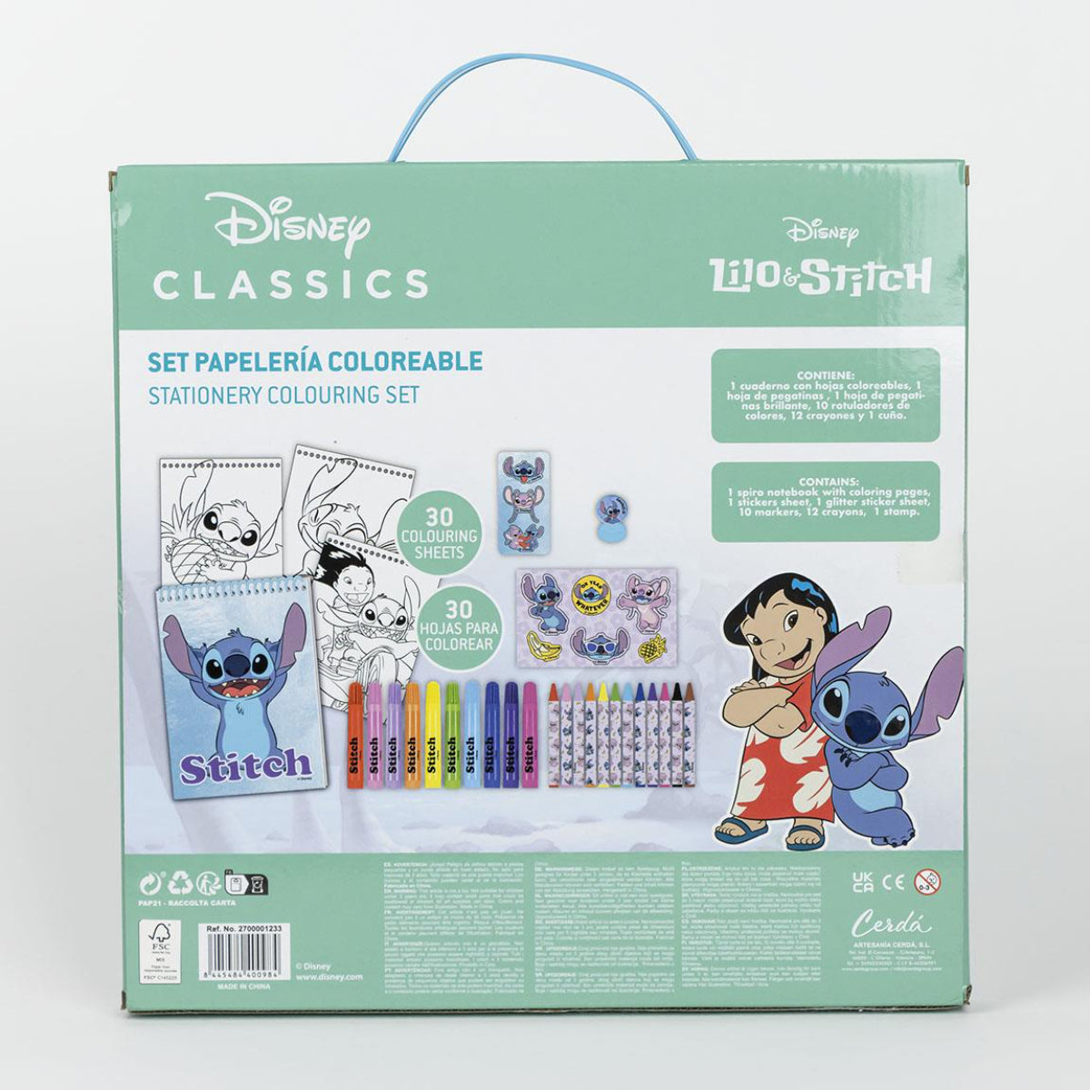 Disney Stitch Kreativset für Kinder Bastelset Beschäftigungsspielzeug