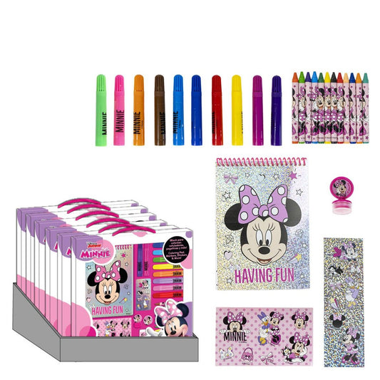 Disney Minnie Kreatives Schreib- und Malset mit Minnie-Motiv zum Ausmalen