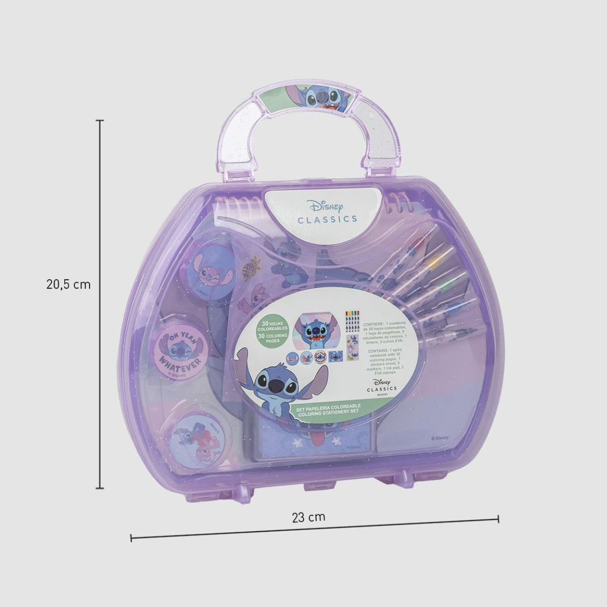 Disney Stitch Malset im Koffer Kinder Bastelset Zeichnen Malen Kreativ