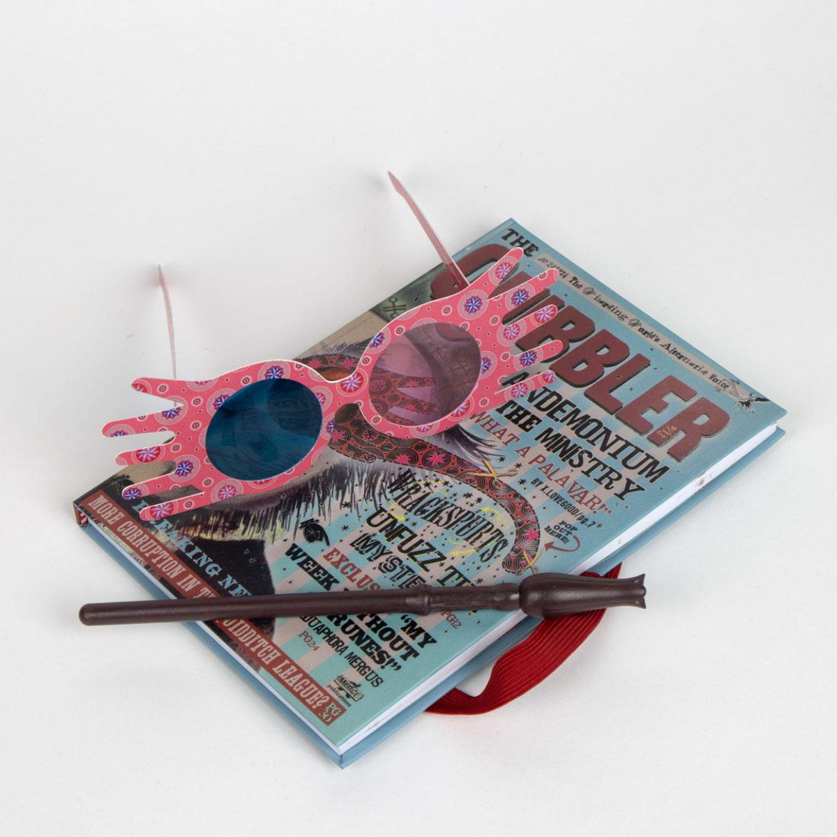 Harry Potter Schreibwaren-Set Luna Lovegood Set mit Brille, Notizbuch & Stift