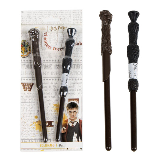 Harry Potter Stifte-Set 2x Kugelschreiber mit Harry Potter Motiven