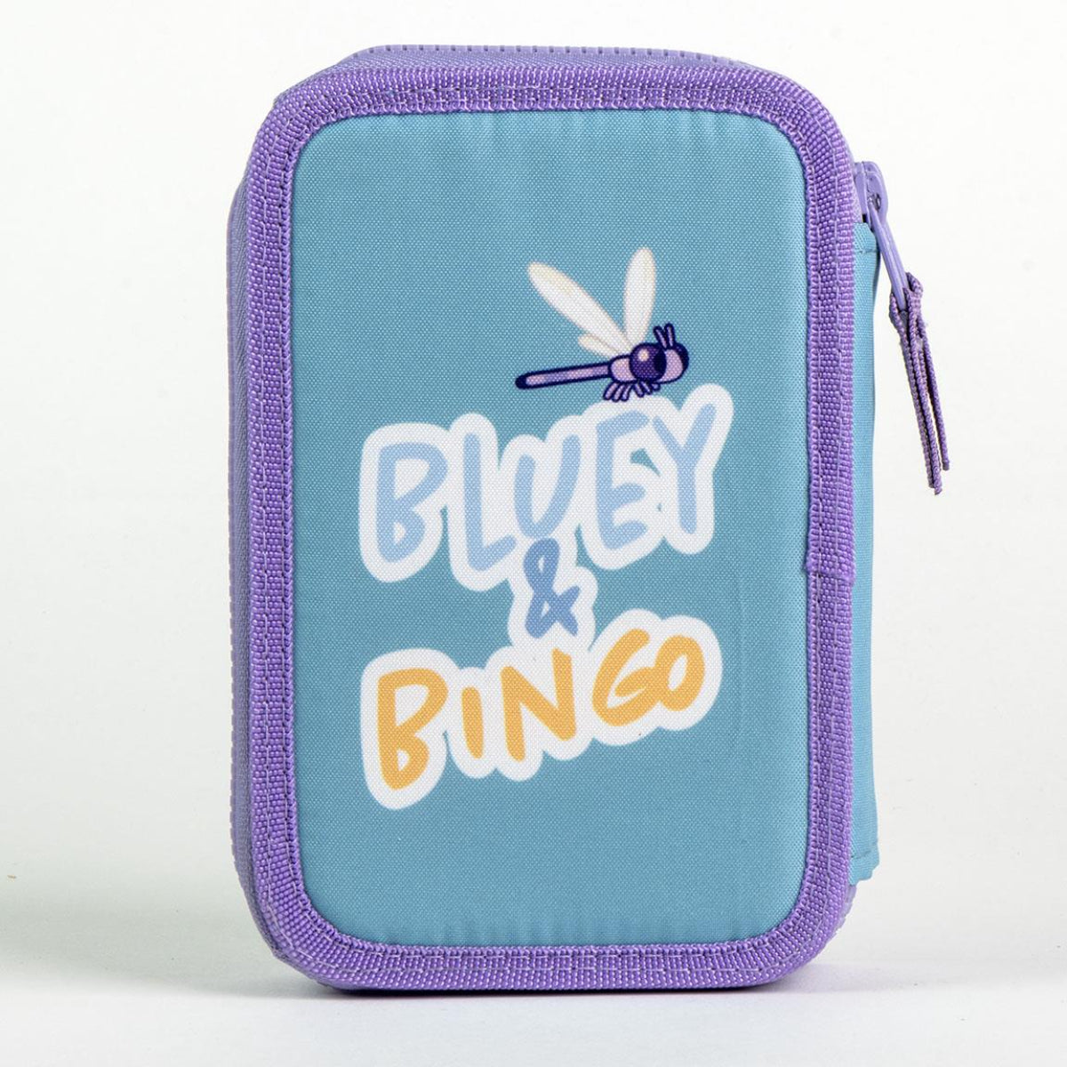 Bluey Federmappe gefüllt – Schuletui & Stiftebox mit Zubehör für Kinder