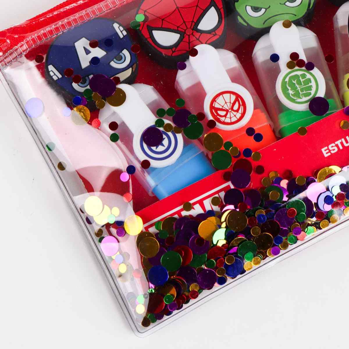 Marvel Avengers 4x Fluor Marker Set für Kinder leuchtende Farben