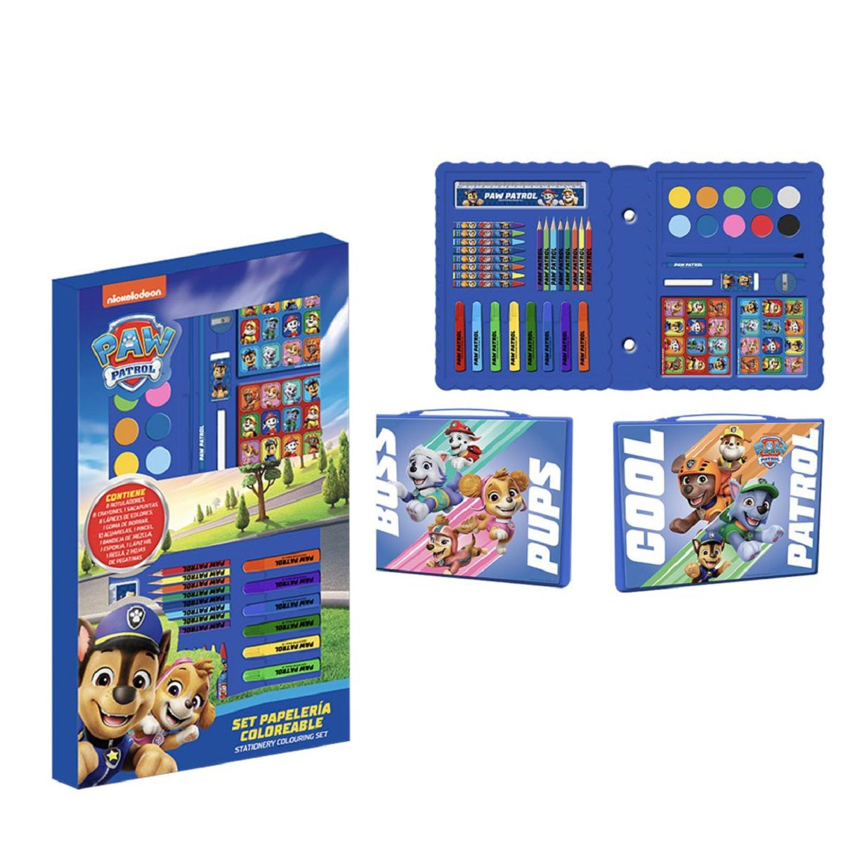 PAW Patrol Schreibwaren-Set Ausmalbares Kreativset für Kinder
