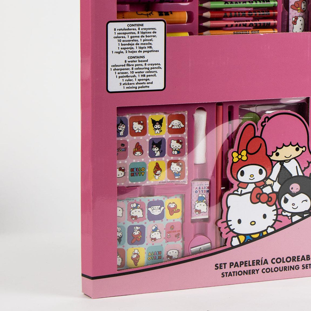 Hello Kitty Mal- und Schreibset – Kinder Schreibwaren-Set zum Ausmalen