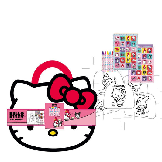 Hello Kitty Spiel- & Malheft Kinder Aktivitätsbuch mit bunten Seiten