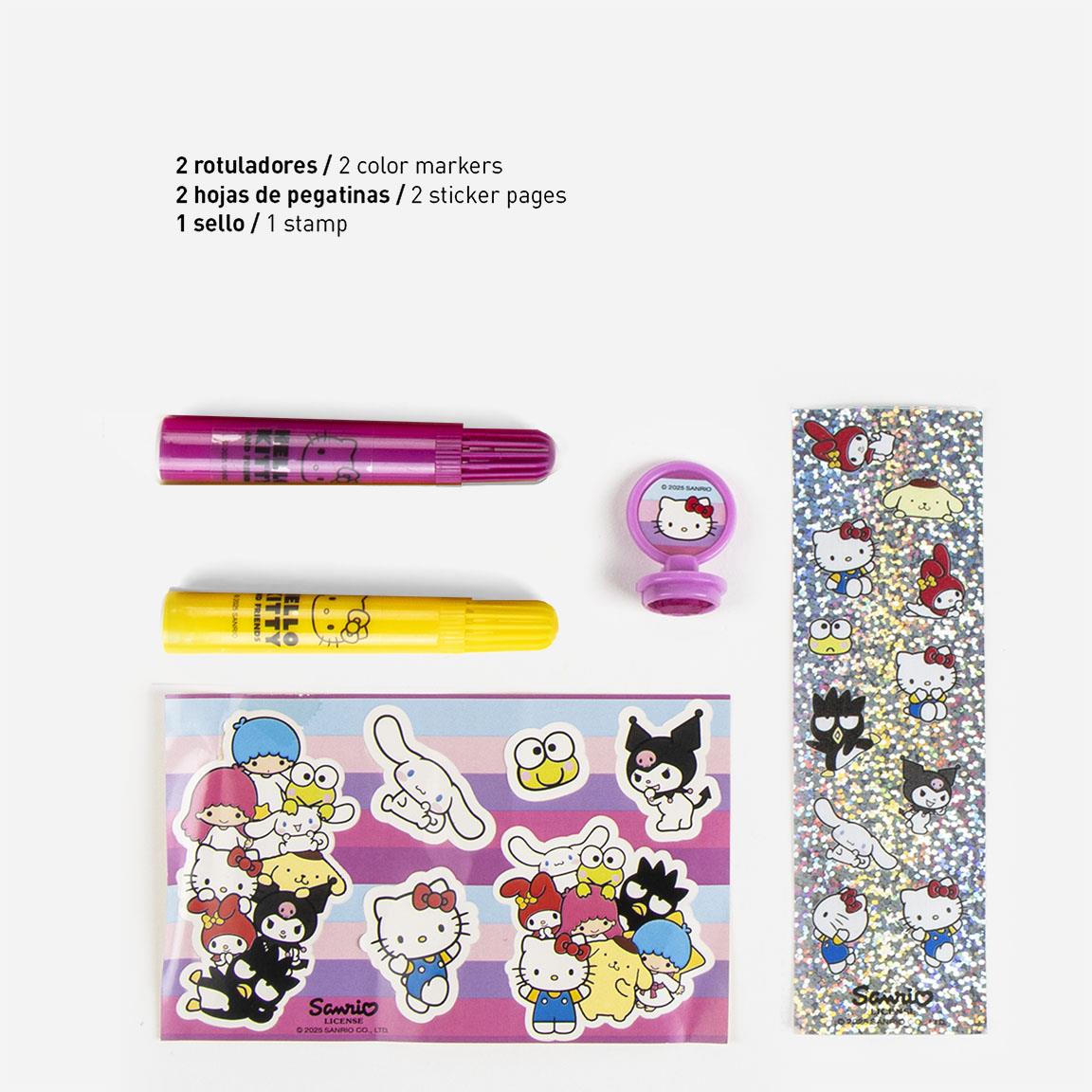 Hello Kitty Coloring Set – Kreativset für Kinder mit Stiften