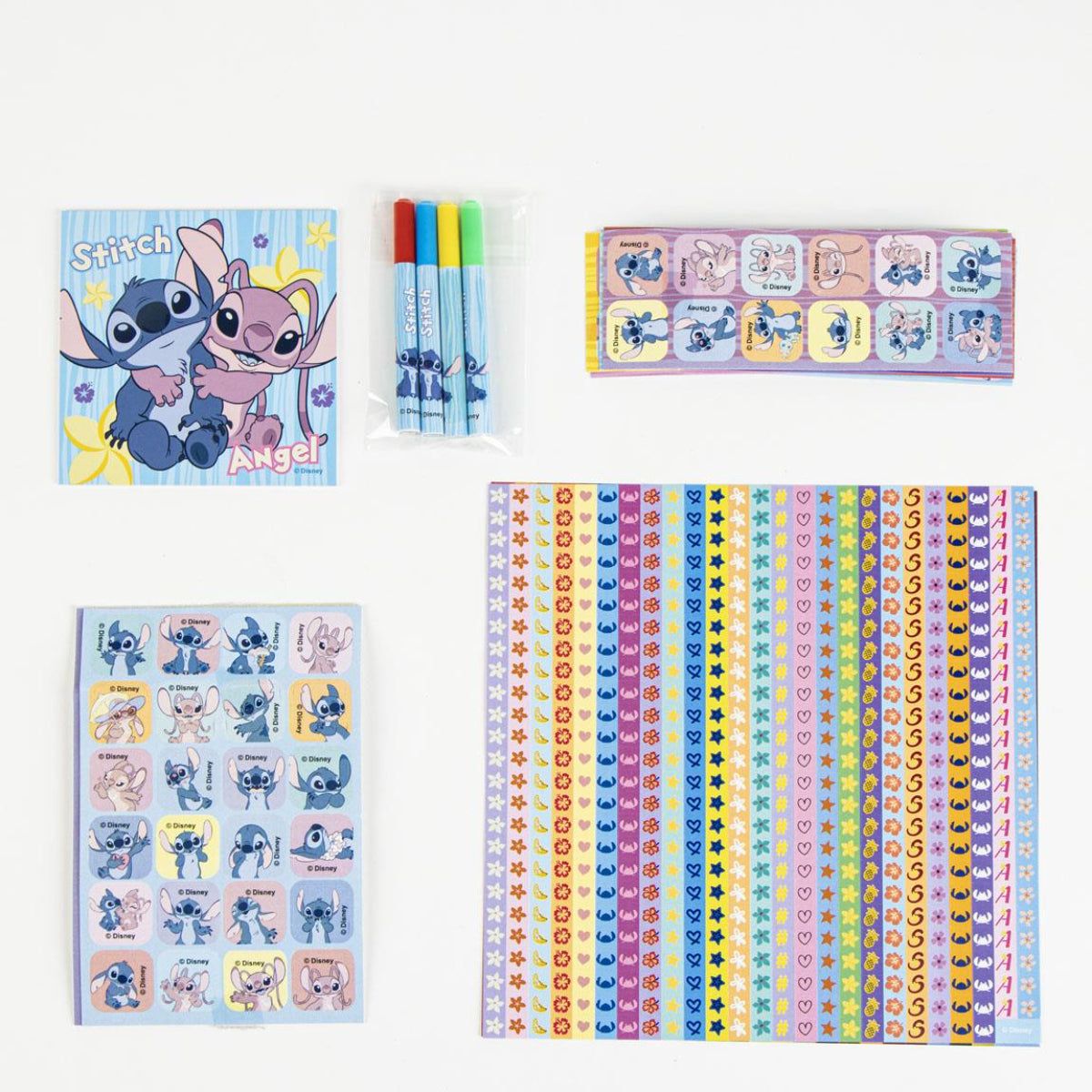 Lilo & Stitch StickerWorld Sticker Pack – Sticker Set & Schreibwaren für Schule & Kreativprojekte