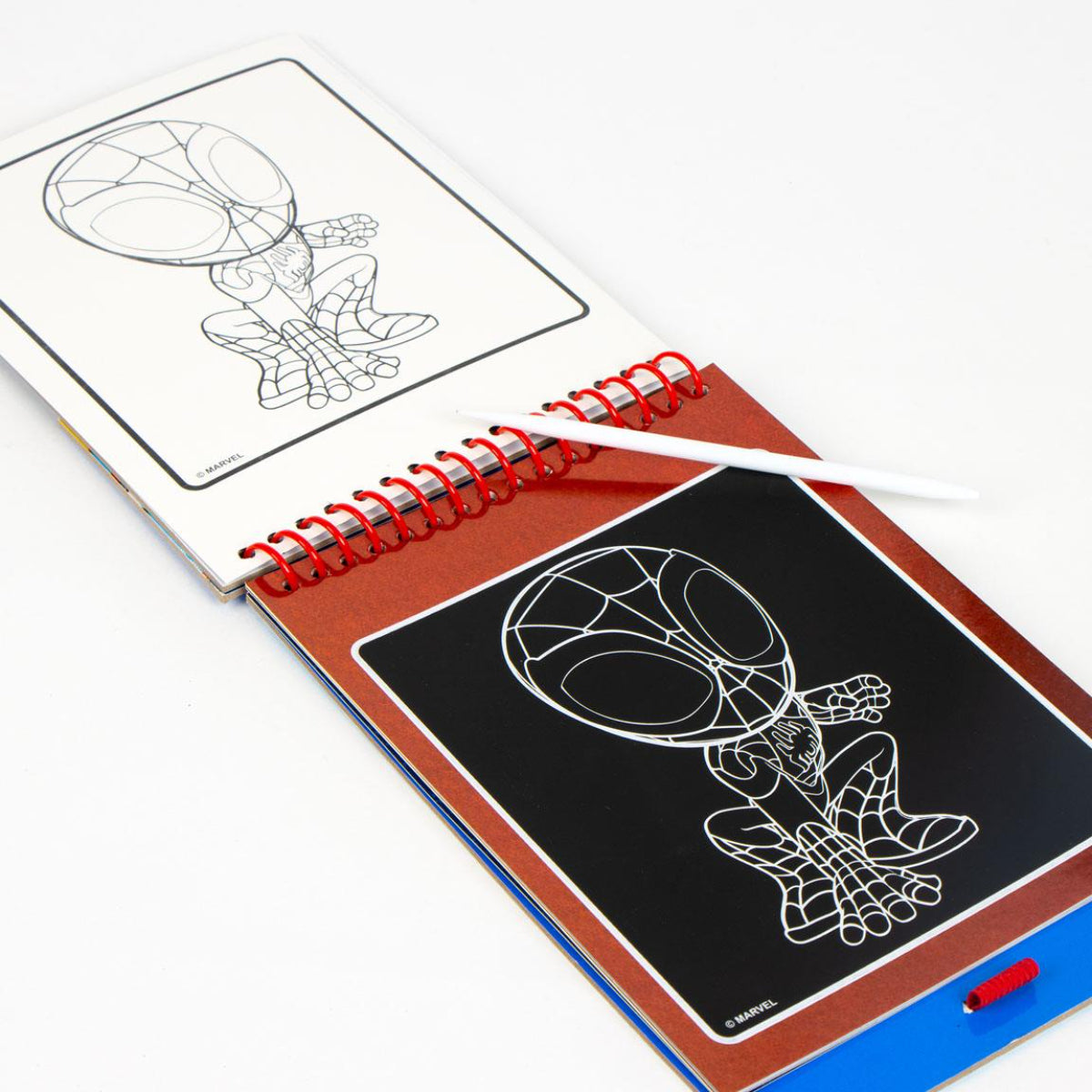 Spiderman Kreativset Scratch Book Kratzbilder & Zeichenspaß