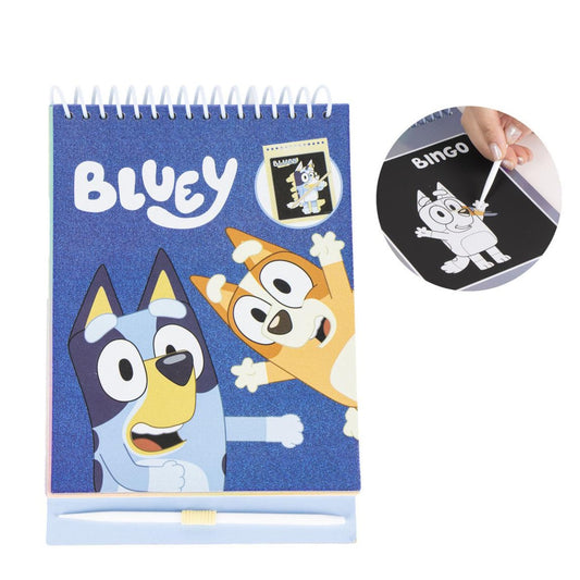 Bluey Kreativset Scratch Book Kratzbilder & Zeichenspaß