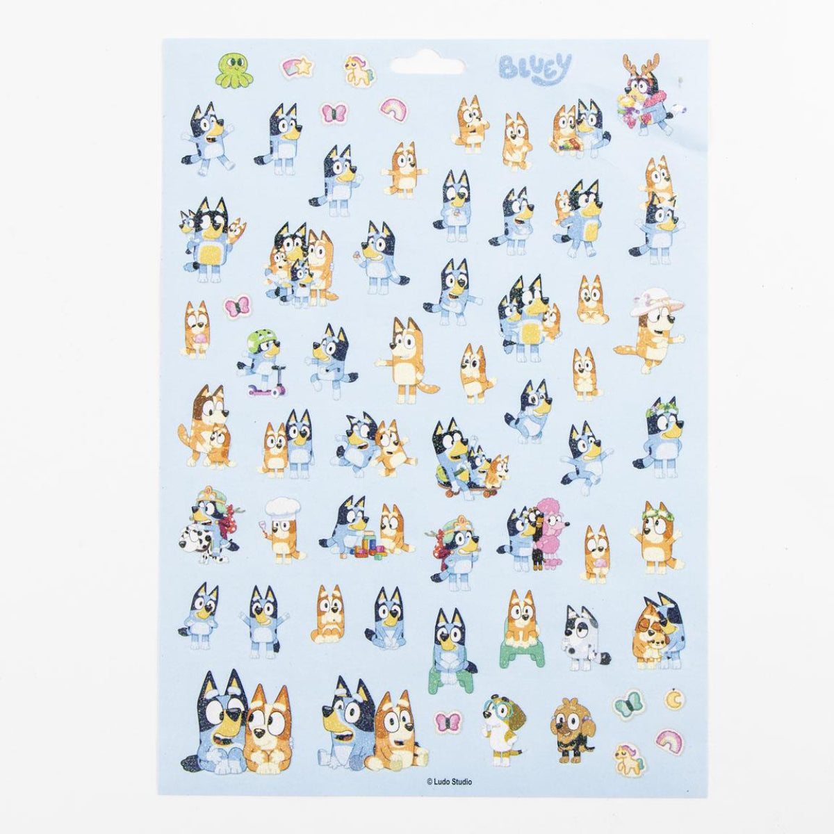 Bluey Sticker-Set für Kinder – 300 Teilig Bunte Aufkleber zum Basteln & Dekorieren