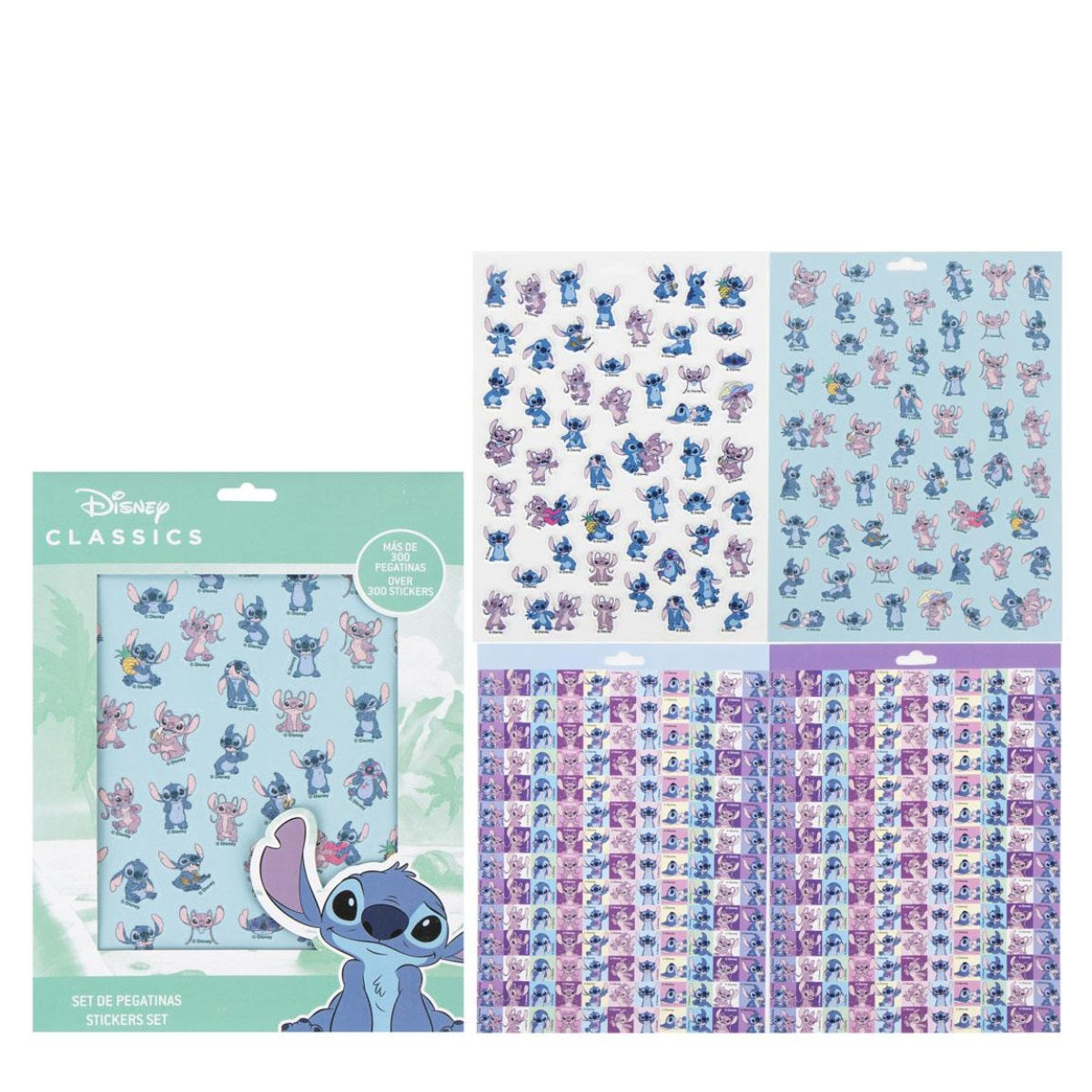 Disney Stitch Sticker Set Kinder Aufkleber Bastelset Deko Schule