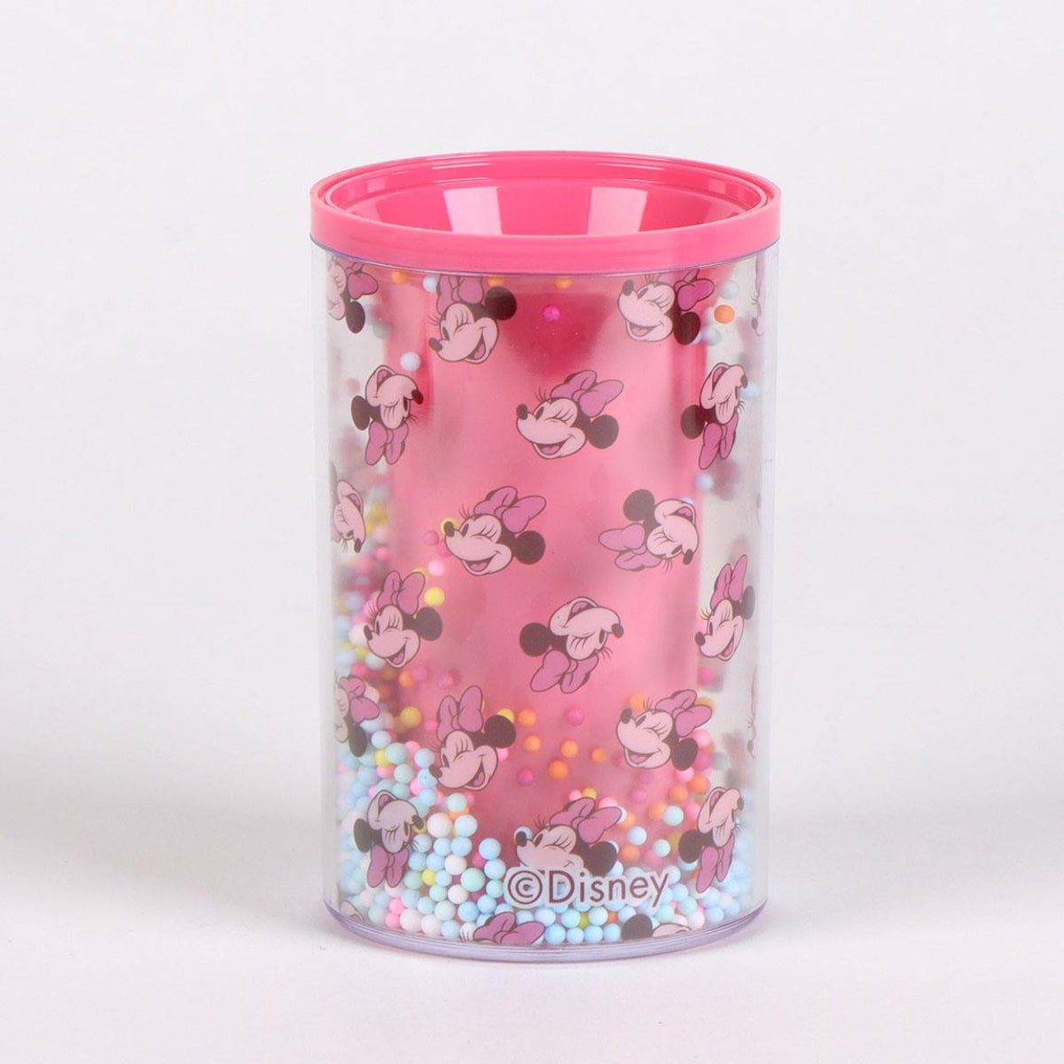 Disney Minnie Mouse Schulset mit Stift Bleistift Lineal und Becher