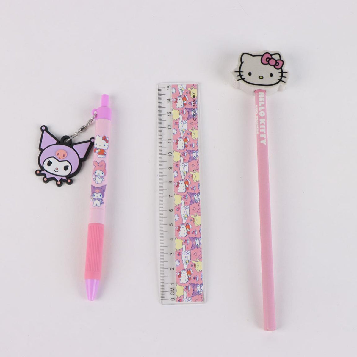Sanrio Hello Kitty Schreibwaren Set Kinder mit Stift Becher und Bleistift
