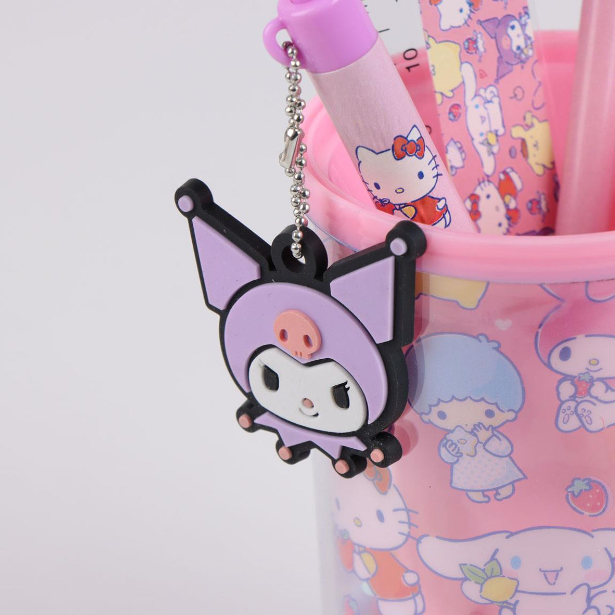 Sanrio Hello Kitty Schreibwaren Set Kinder mit Stift Becher und Bleistift