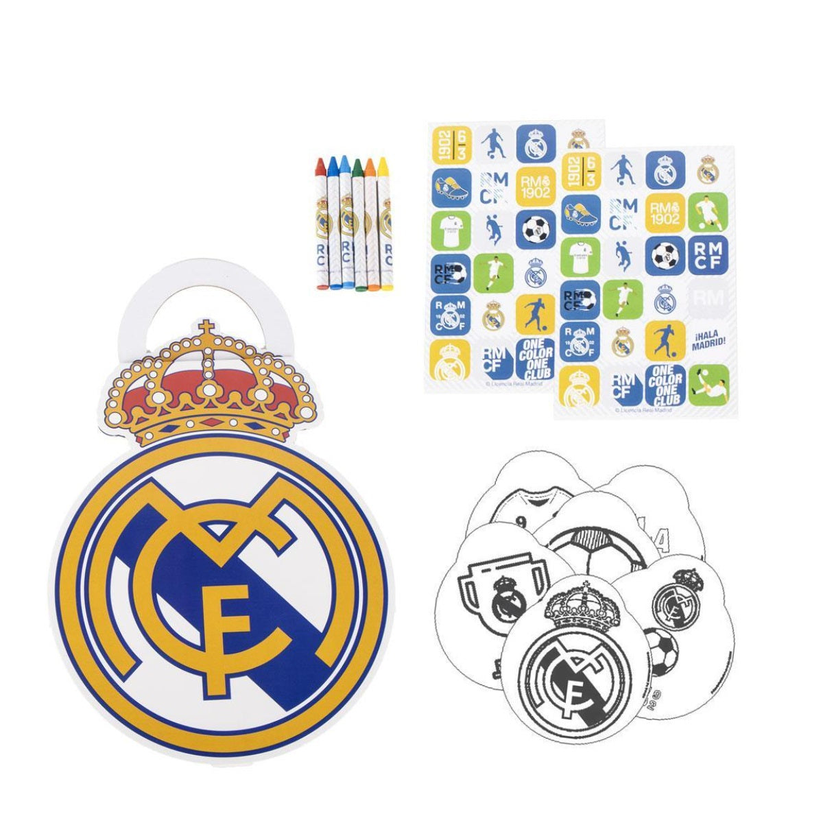 Real Madrid Malbuch Beschäftigungsalbum für Kinder und Fans