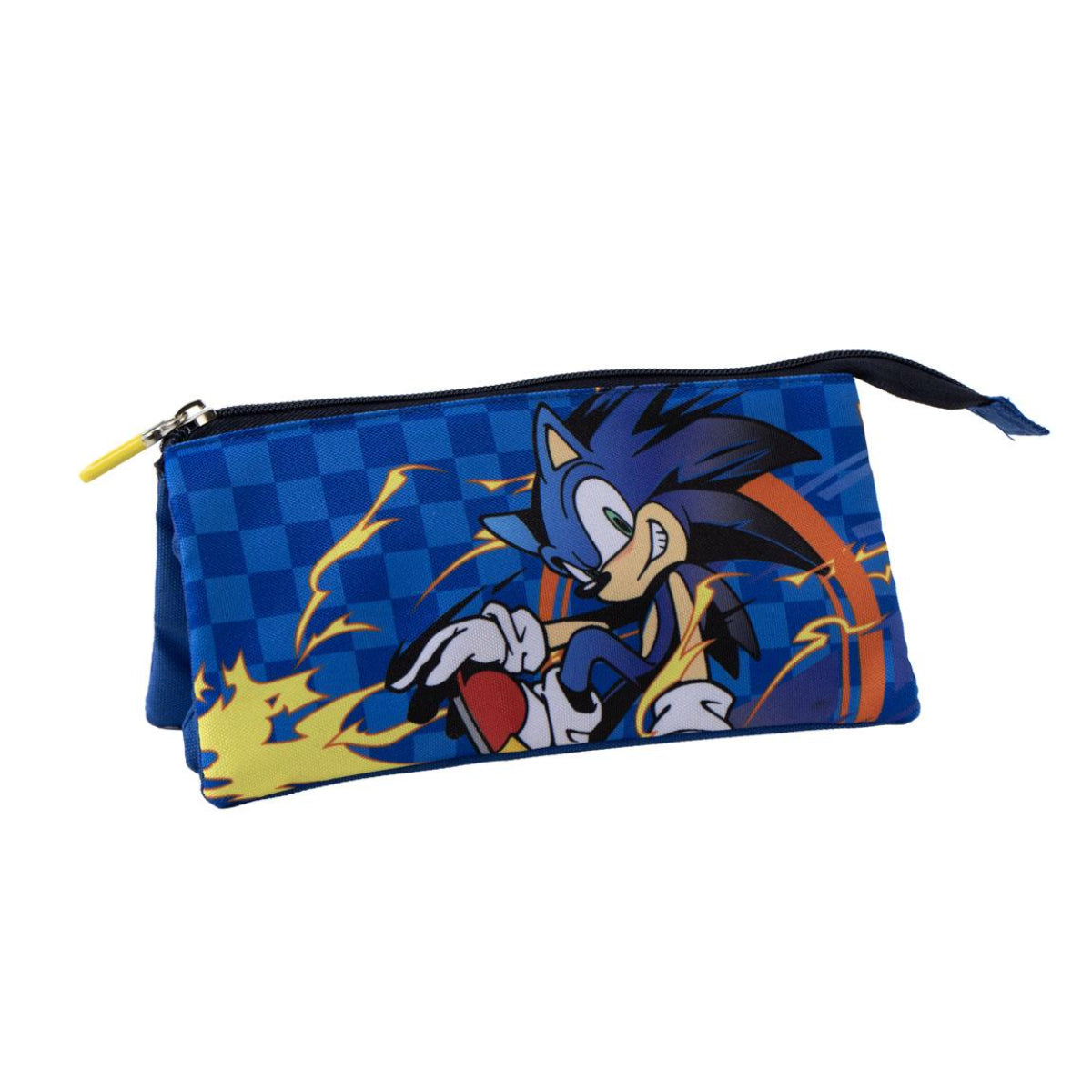 Sonic Federtasche mit 3 Fächern für Stifte und Schulbedarf