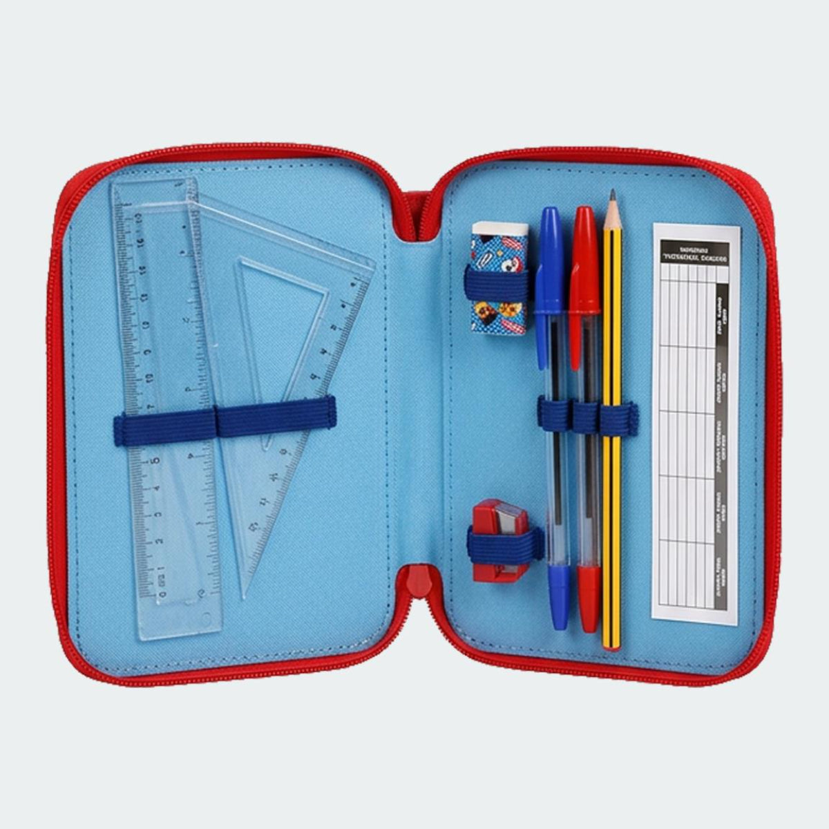 Marvel Spidey Federmäppchen Kinder Schüleretui mit Zubehör Schule
