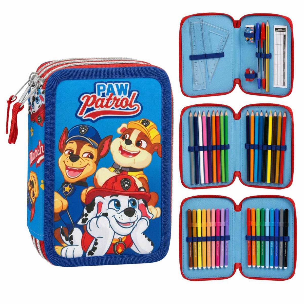 Paw Patrol Mäppchen Federtasche Stifteetui für Schule Kindergarten und unterwegs